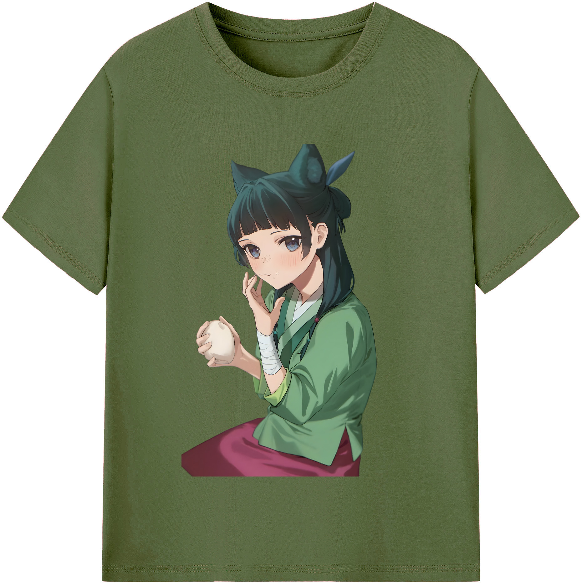 （画像用） 薬屋のひとりごと The Apothecary Diaries 綿100％半袖Tシャツ（フロントプリント）